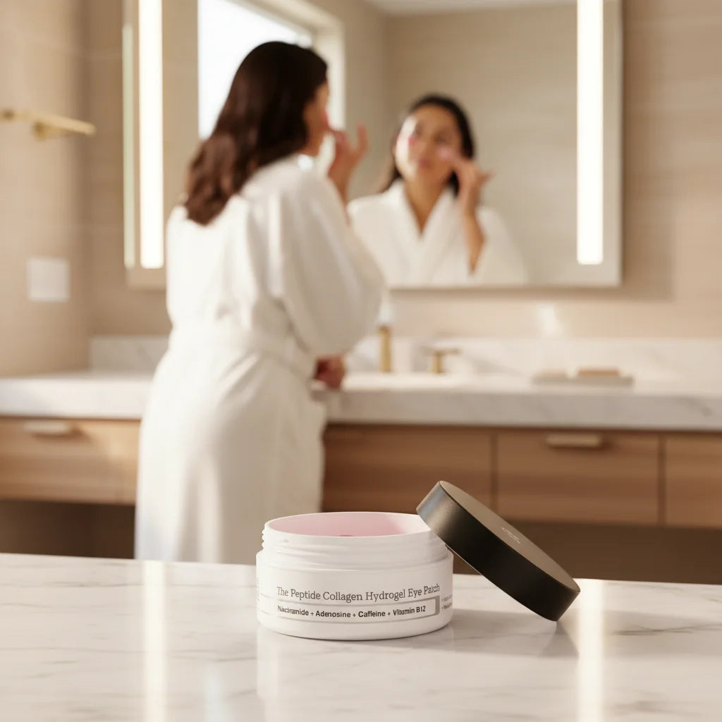 Mascarilla de Hidrogel con Colágeno para el Cuidado de los Ojos y Antiarrugas