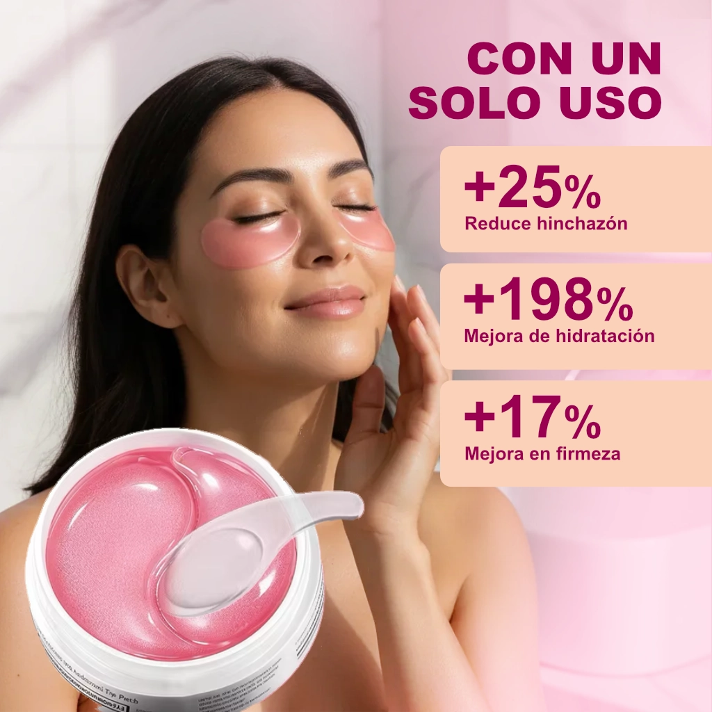 Mascarilla de Hidrogel con Colágeno para el Cuidado de los Ojos y Antiarrugas