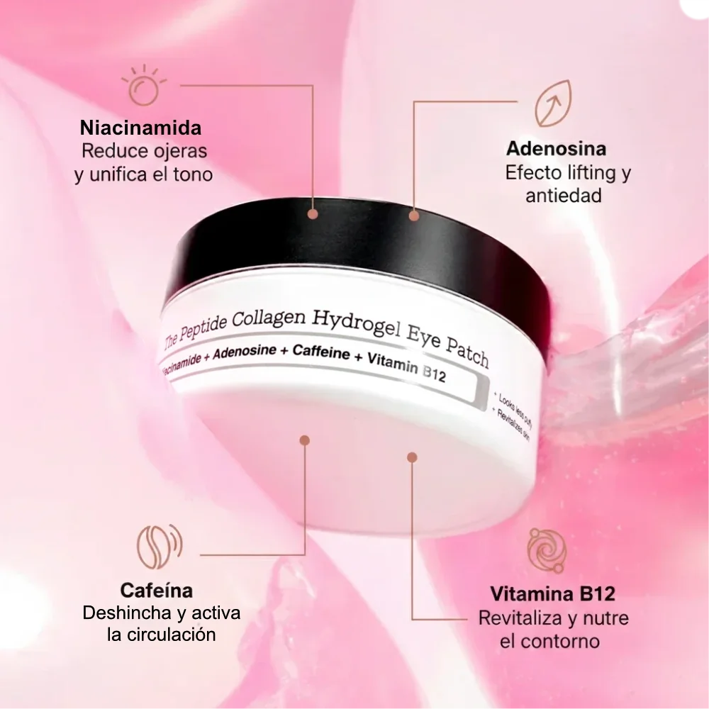 Mascarilla de Hidrogel con Colágeno para el Cuidado de los Ojos y Antiarrugas