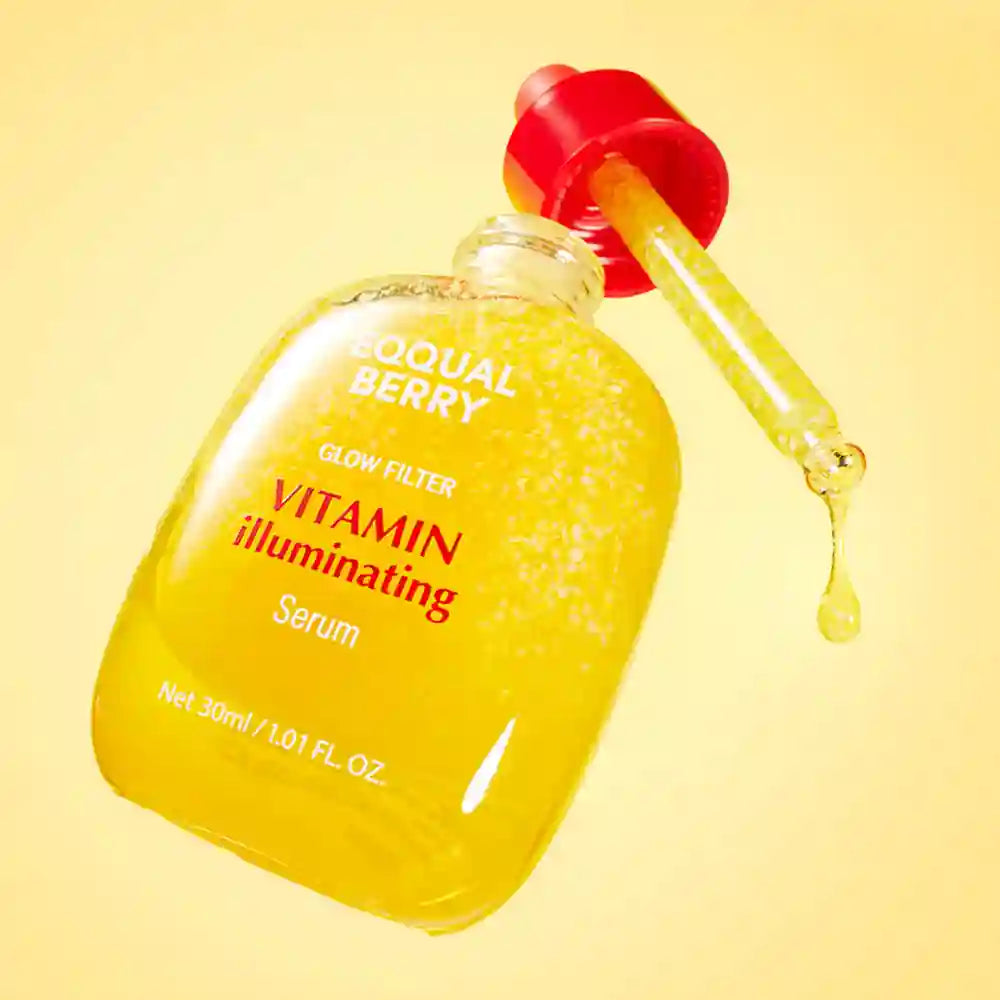 EQQUALBERRY Serum iluminador de vitaminas C con ácido hialurónico